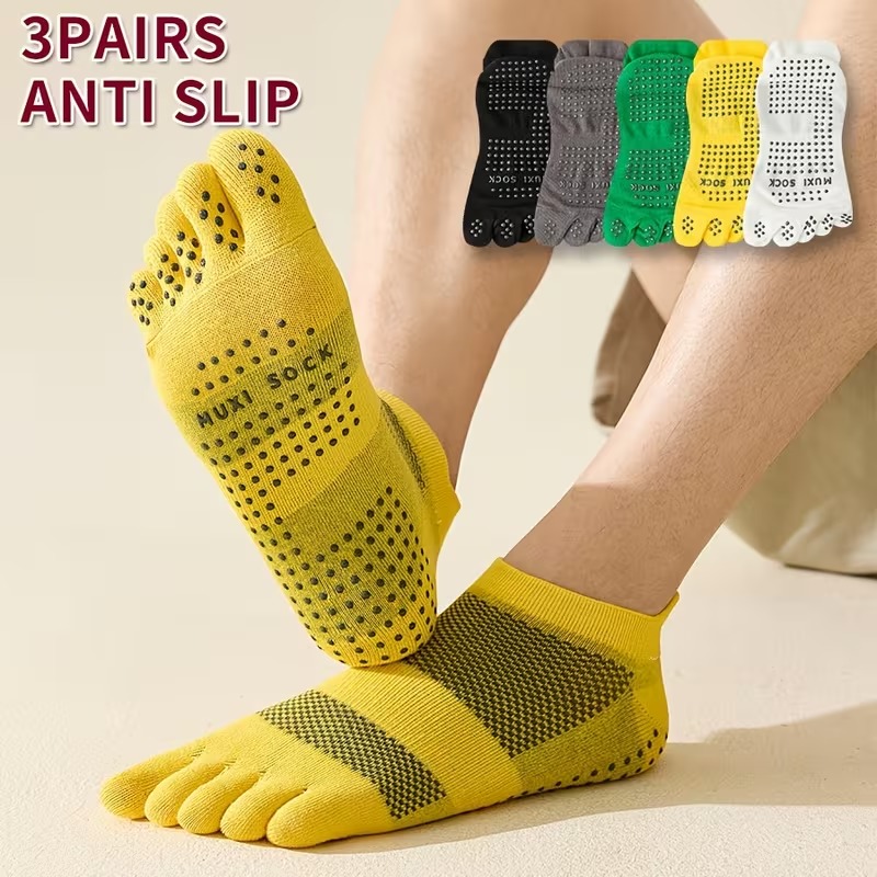 Toe Sock Split - Męskie skarpety z palcami, 3 pary,