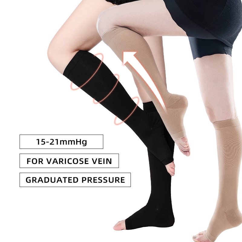 Compression Sleeve Calf - S-5XL 2 sztuk/para medyczne kompresyjne rękawy