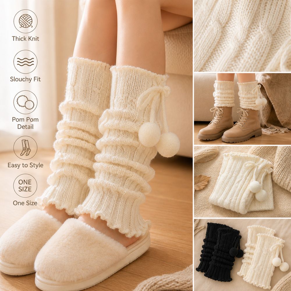 Dzianinowe ocieplacze na nogi  – Boot Sock Slouchy recenzja i cena